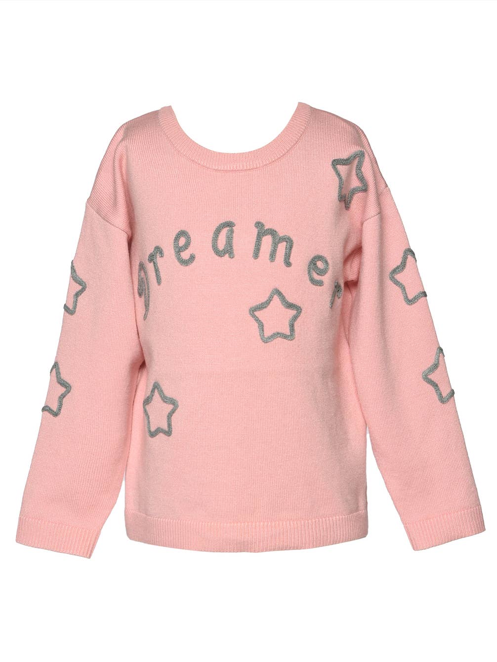 Infant l Toddler l Little Girl’s Star Print “Dreamer” Pullover