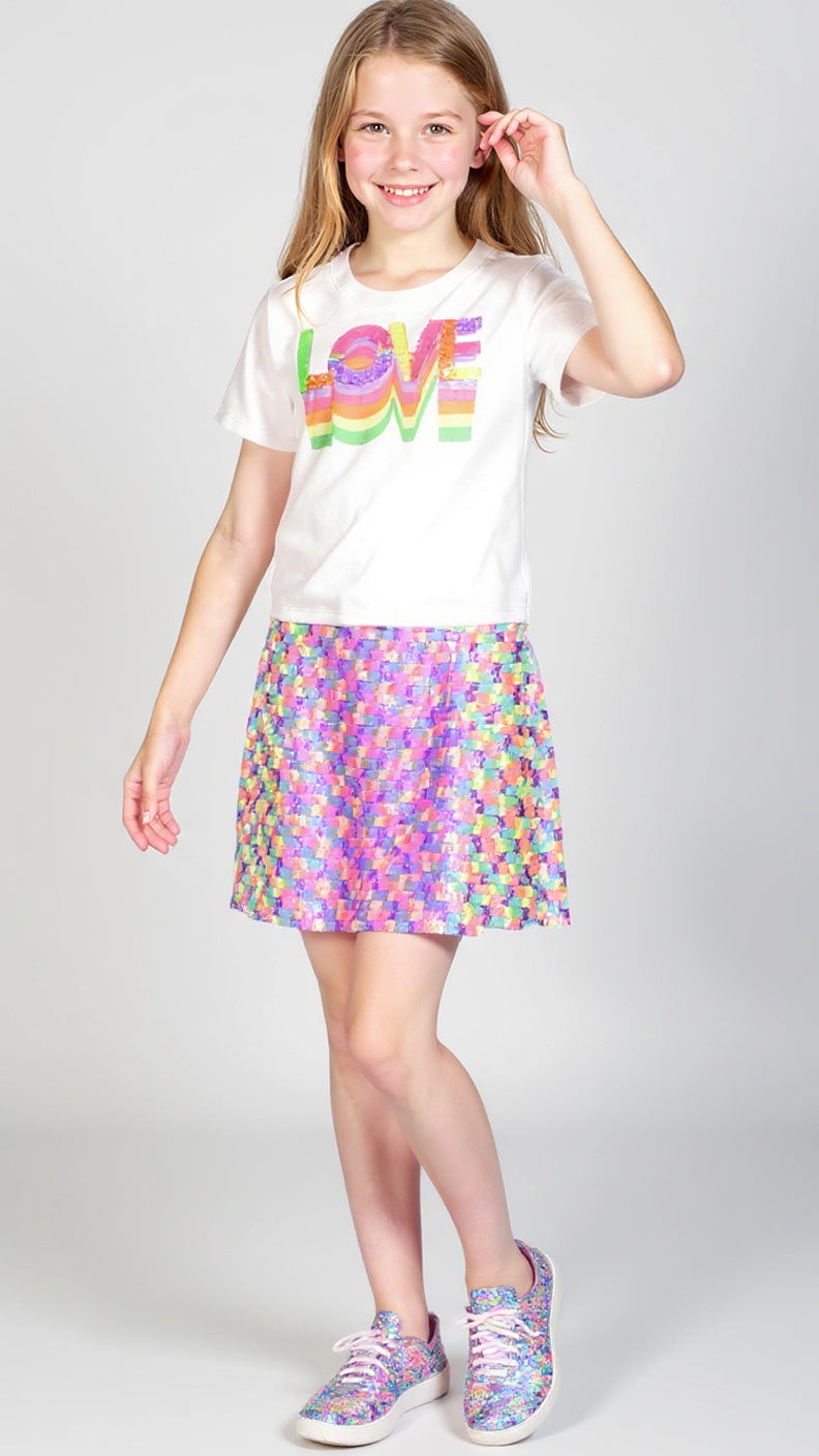 LOVE GRAPHIC SHORT SLEEVE TEE