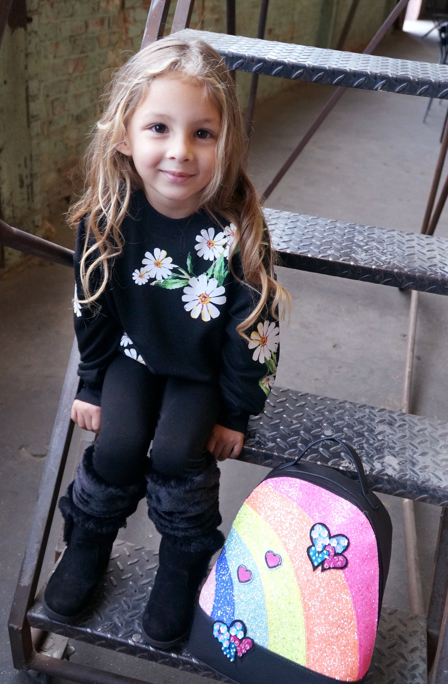 FLORAL PRINTED SWEATSHIRT