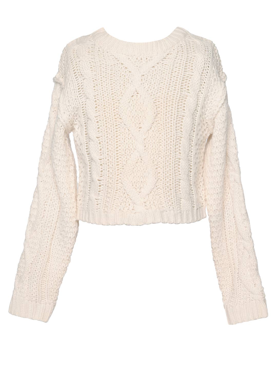 Little l Big l Tween Girl’s Grandma Cable Knit Sweater