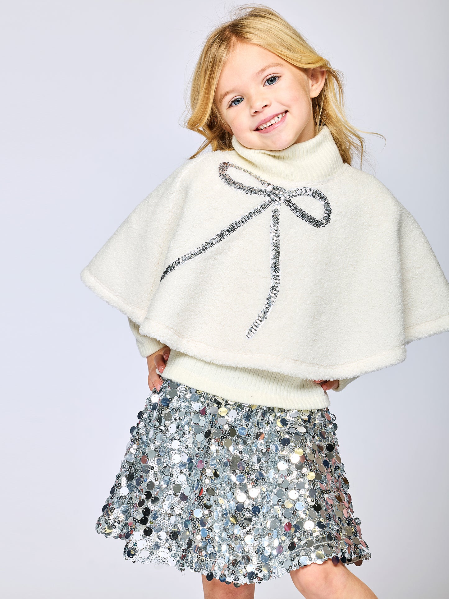 SEQUIN SKATER SKIRT