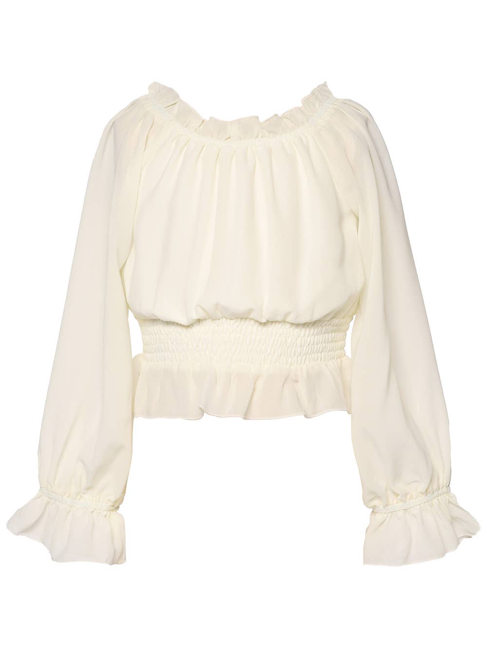 Little l Big l Tween Girl’s Boho Chic Peasant Top