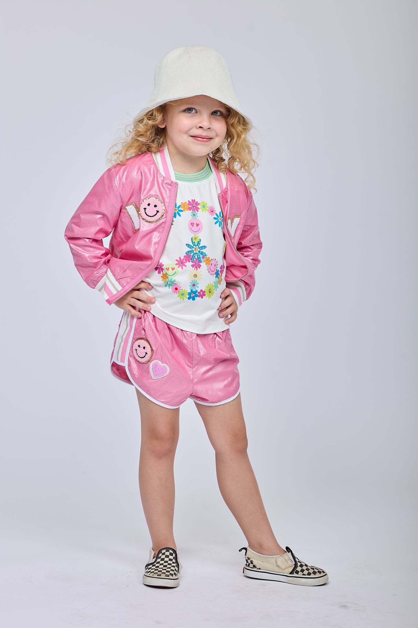 LIGHTWEIGHT BOMBER JACKET WITH LOVE TRIM