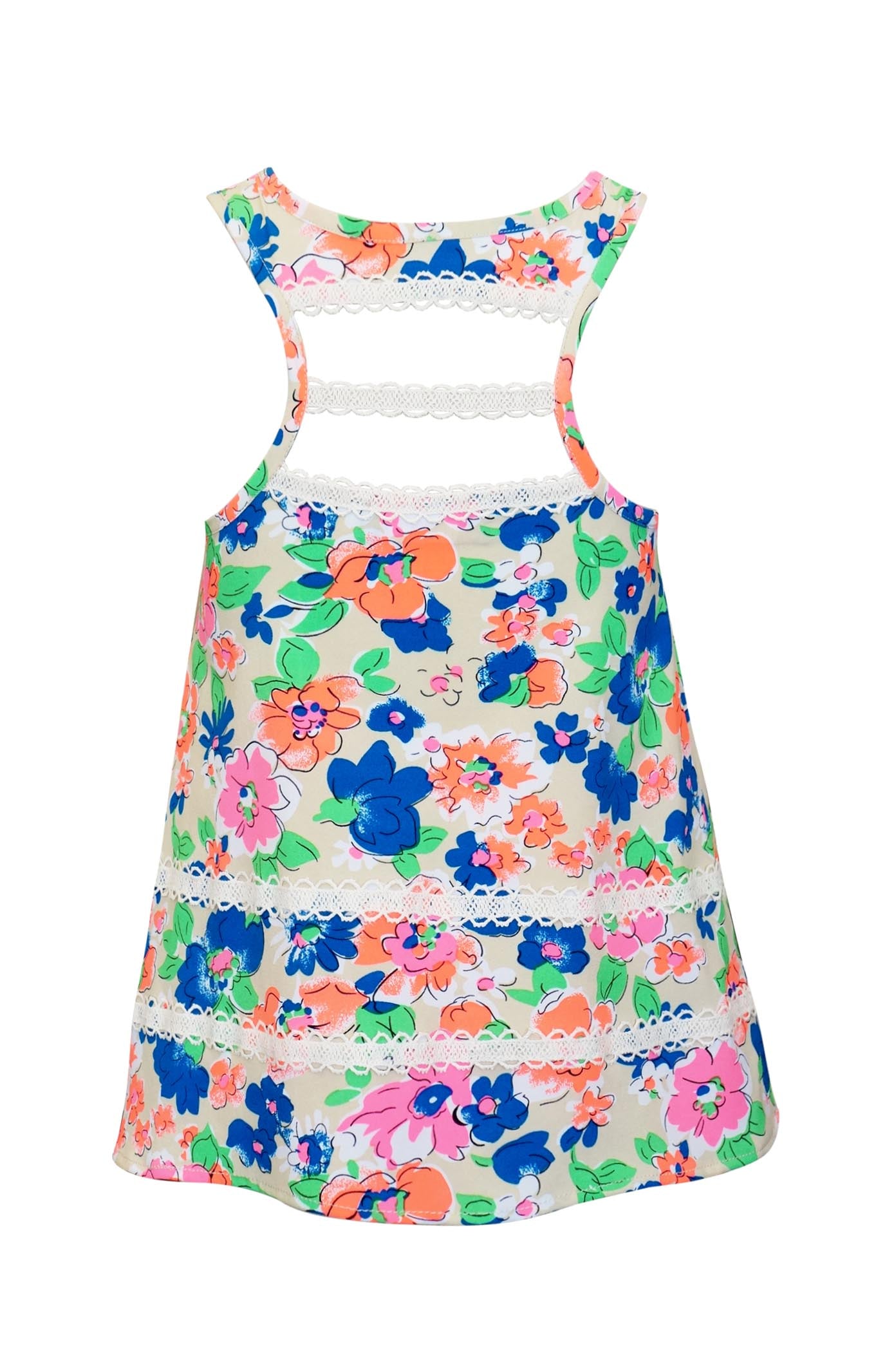MULTI TOP WITH FLOWERS