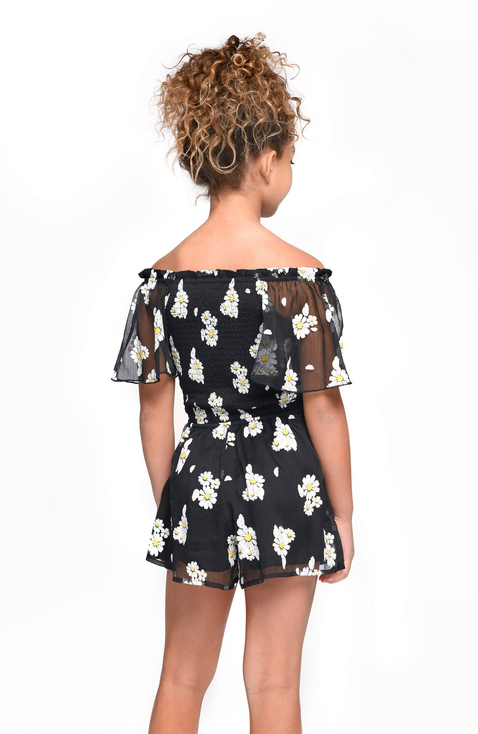 TIE FRONT SMOKED ROMPER