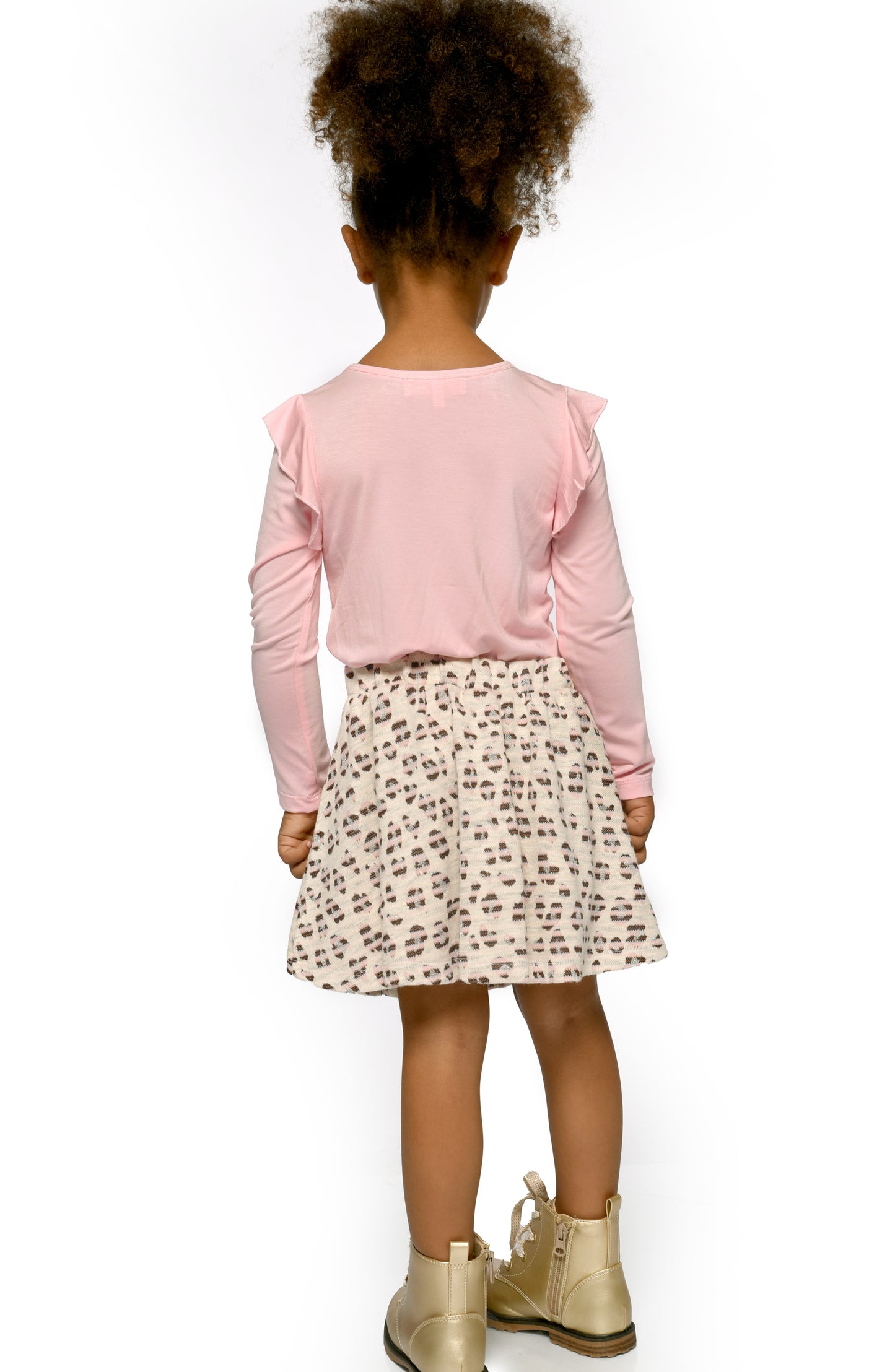 PLEATED SKIRT W/ FRONT ZIPPER DETAIL