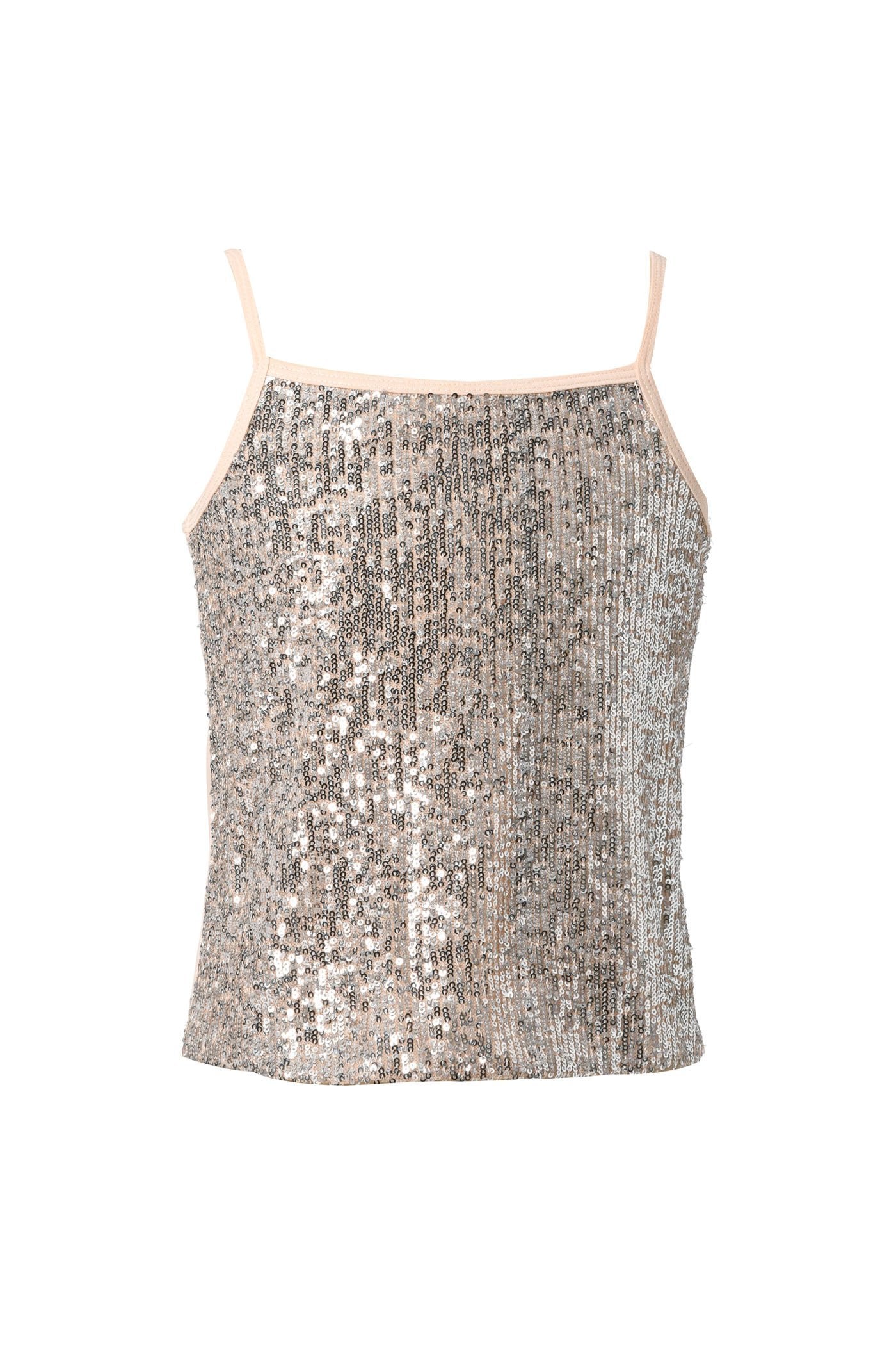 Hannah Banana Little Girl's Trendy Luxe Sequin Cami Top