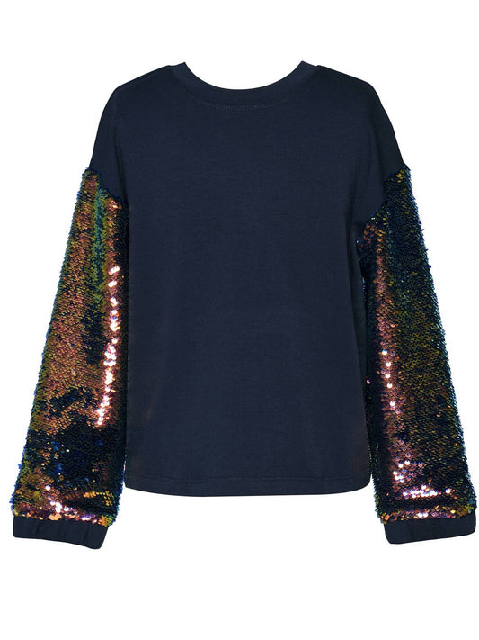 Little l Big l Tween Girl’s Flip Sequin Sweatshirt