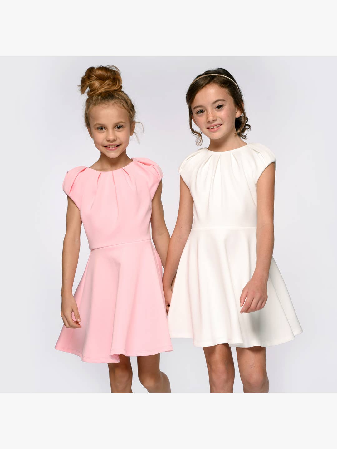 Little l Big l Tween Girl’s Fit &amp; Flare Scuba Party Dress