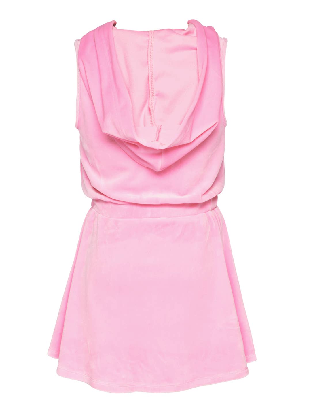 Little l Big l Tween Girl’s Sleeveless Velour Half Zip Dress