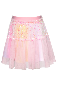 Infant l Toddler l Little Girl’s Sequin Pastel Rainbow Mesh Skirt