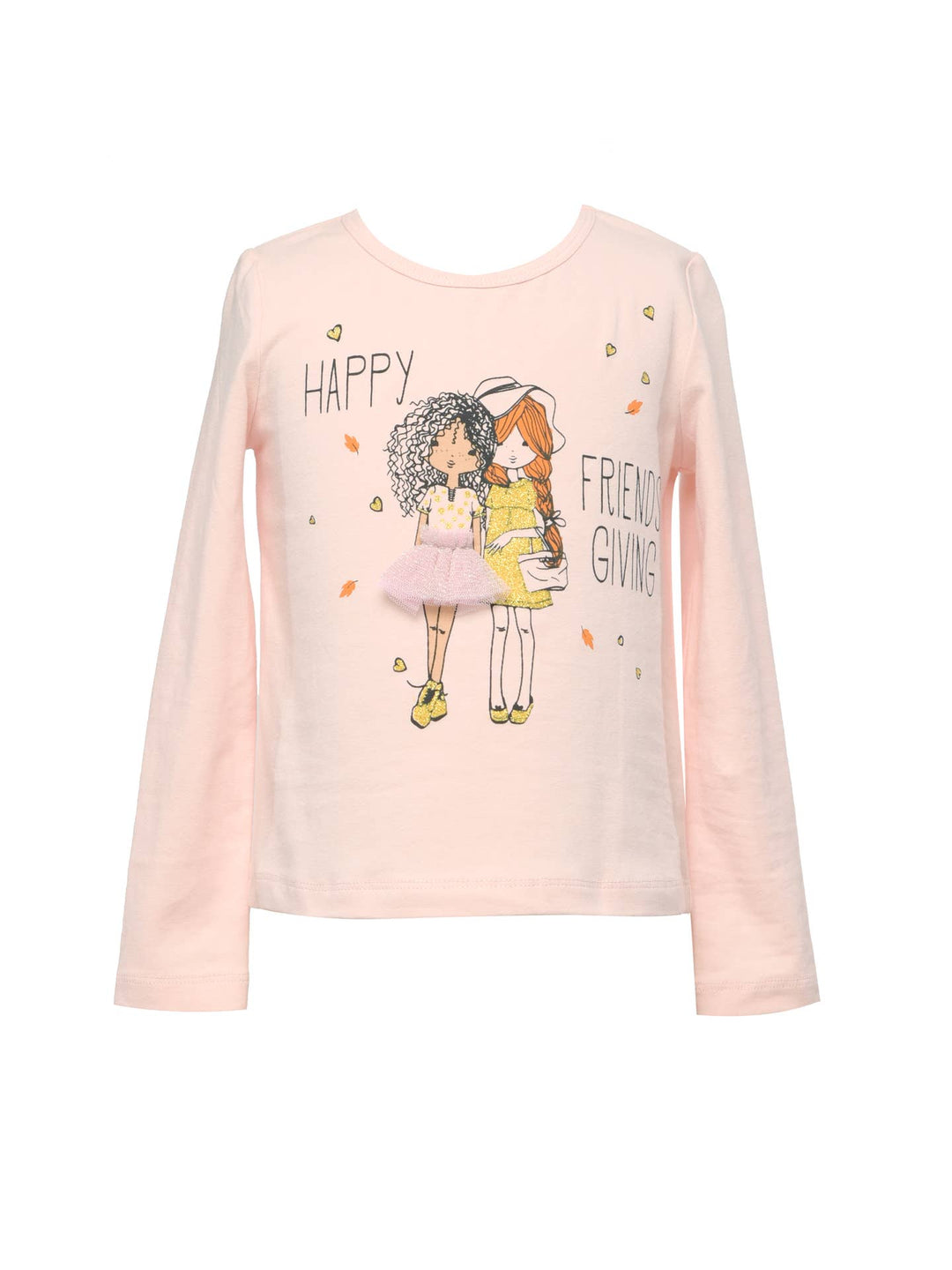 Toddler l Little Girl’s Bestie 3D Graphic Bestie Friendsgiving Tee