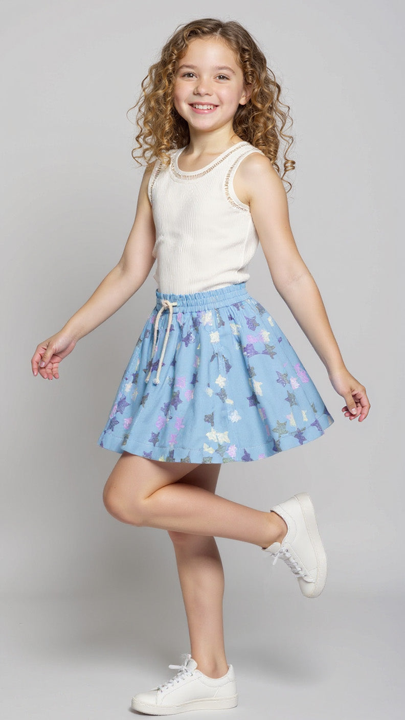 STAR SEQUIN SKORT