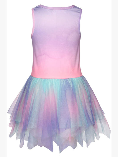 Toddler l Little Girl’s Pastel Heart Rhinestone Cupcake Hanky Dress