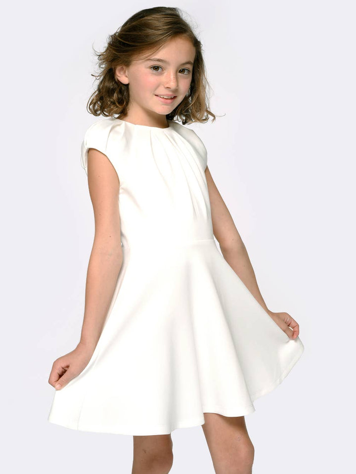 Little l Big l Tween Girl’s Fit &amp; Flare Scuba Party Dress