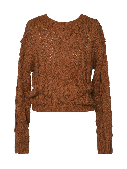 Little l Big l Tween Girl’s Grandma Cable Knit Sweater
