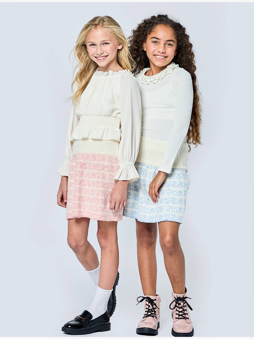 Little l Big l Tween Girl’s Boho Chic Peasant Top