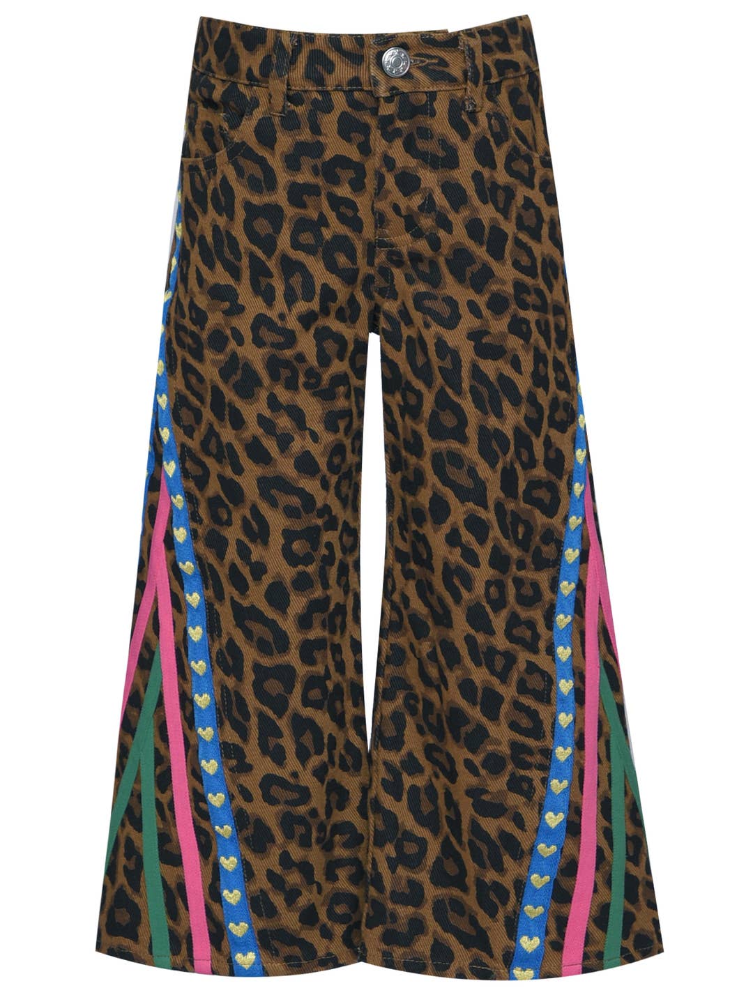 Infant l Toddler l Little Girl’s Leopard Cheetah Flared Pants