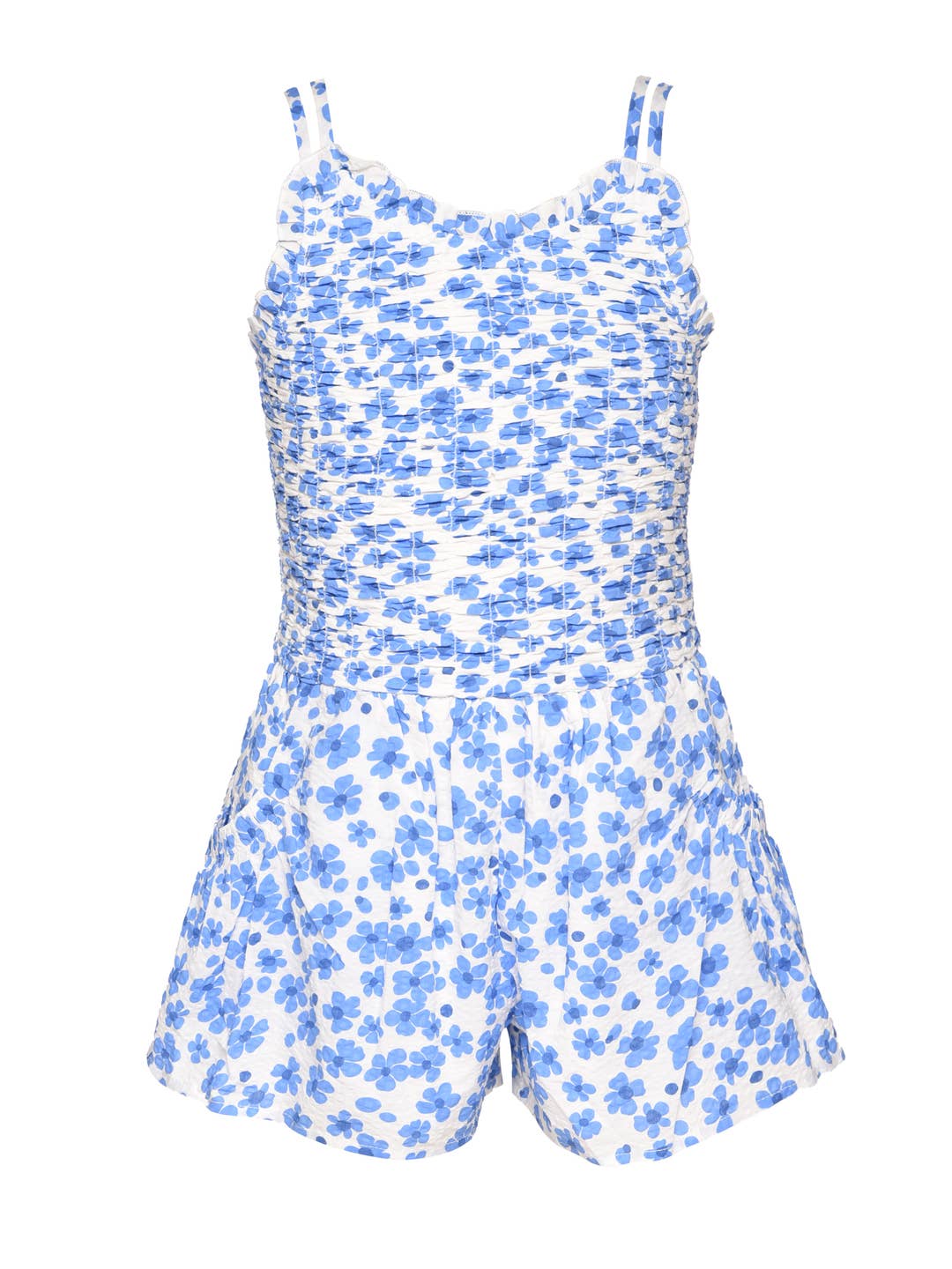 Little | Big | Tween Girl’s Ruched Floral Romper – myhannahbanana