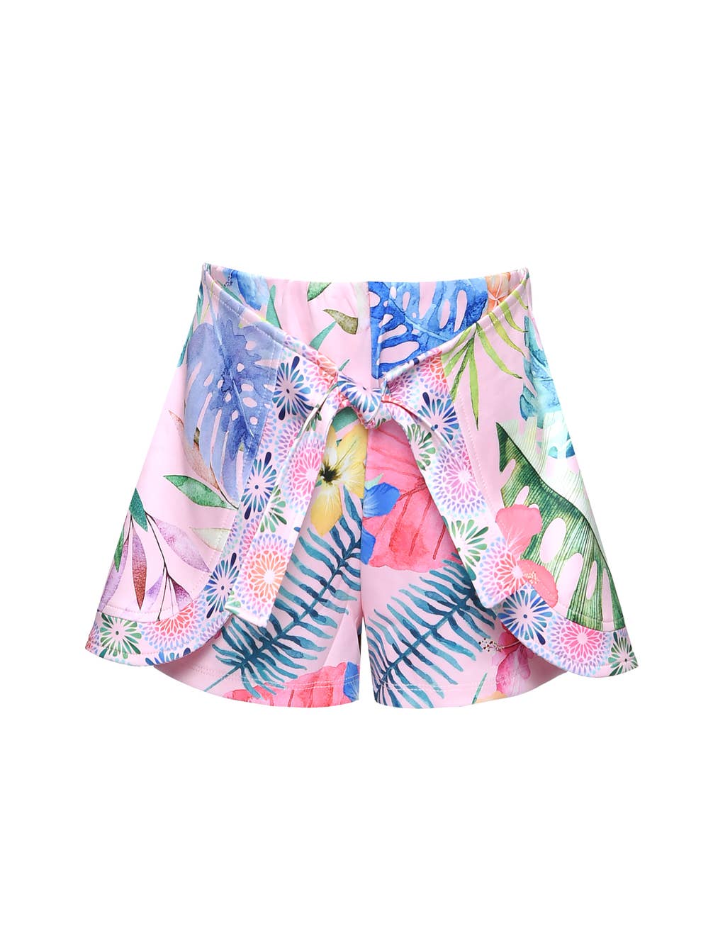 Little l Big l Tween Girls Tropical Vacation Wrap Skort