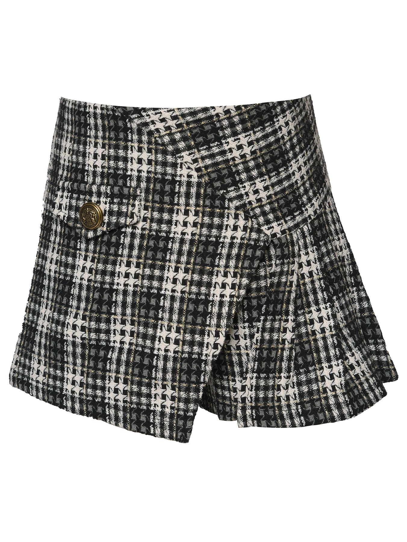 Little l Big l Tween Girl’s Plaid Tweed Holiday Skort