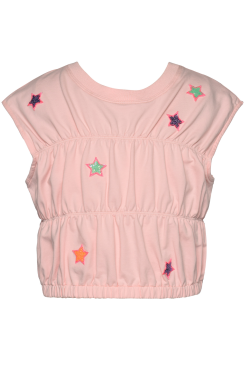 Little Girls I Tween Star Patch Sporty Chic Top