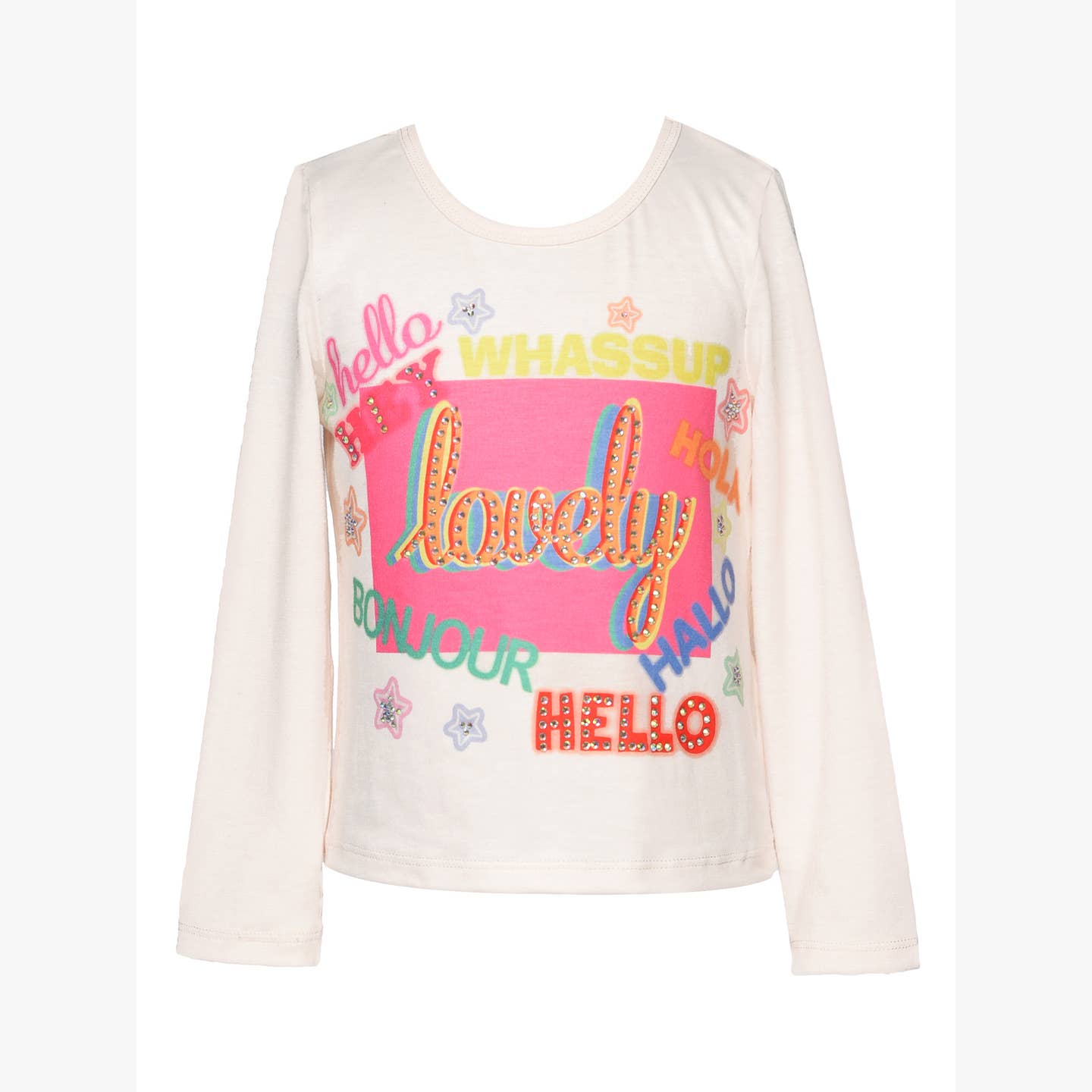 Infant l Toddler l Little l Big Girl’s Colorful Text Graphic Tee