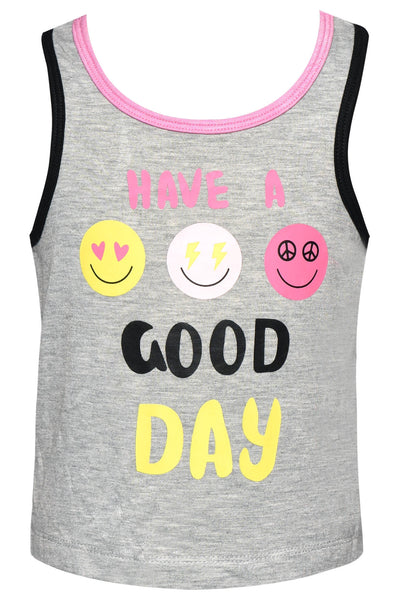Toddler l Little Girl’s “HAVE A GOOD DAY” Happy Graphic Top