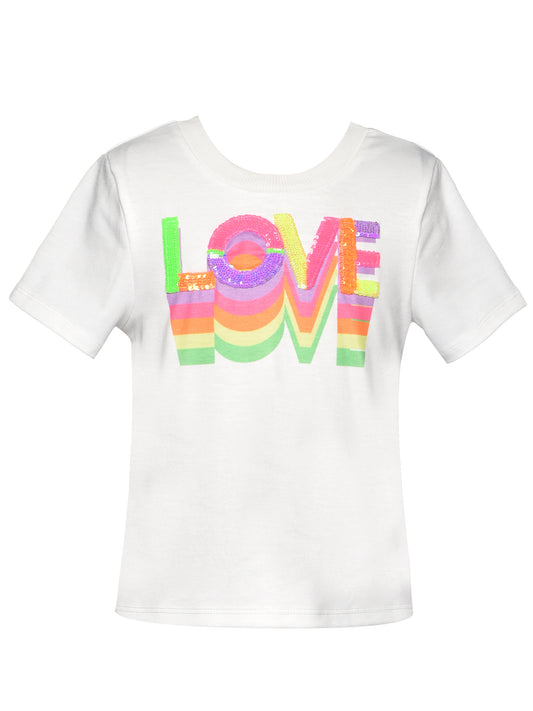 LOVE GRAPHIC SHORT SLEEVE TEE