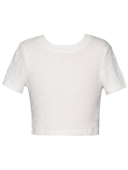 Little l Big l Tween Girl’s Textured Semi Crop Top