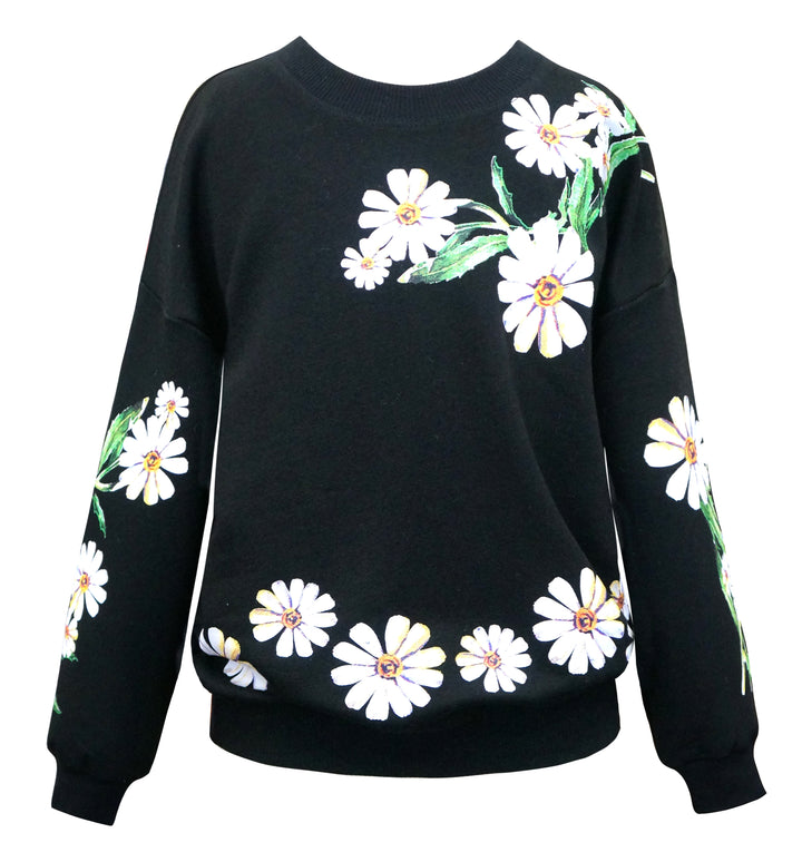 FLORAL PRINTED SWEATSHIRT