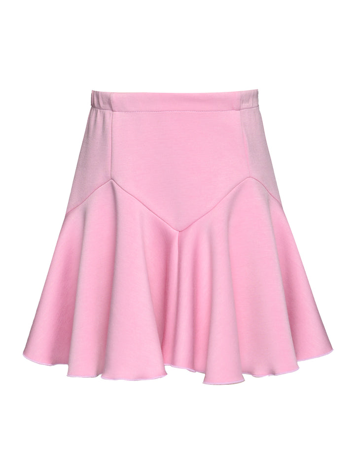 FLARED SCUBA CIRCLE SKIRT