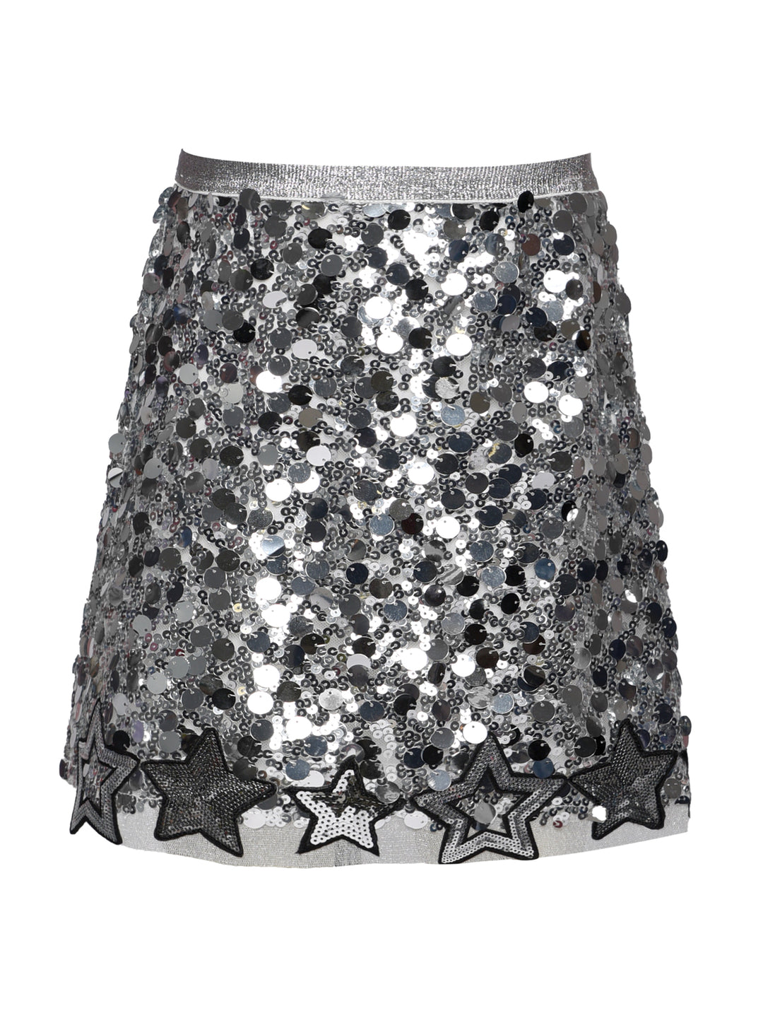 SEQUINED MINI SKIRT WITH STARS
