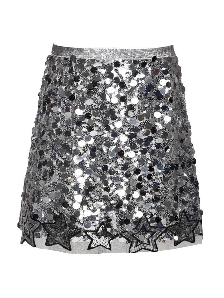 SEQUINED MINI SKIRT WITH STARS