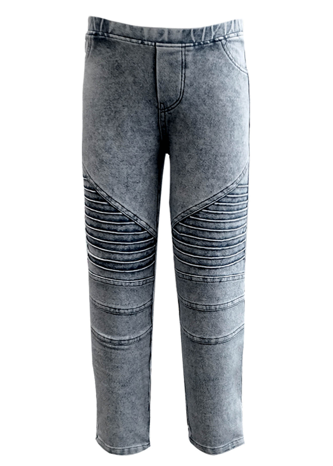 JEGGINGS WITH PIN TUCK DETAIL