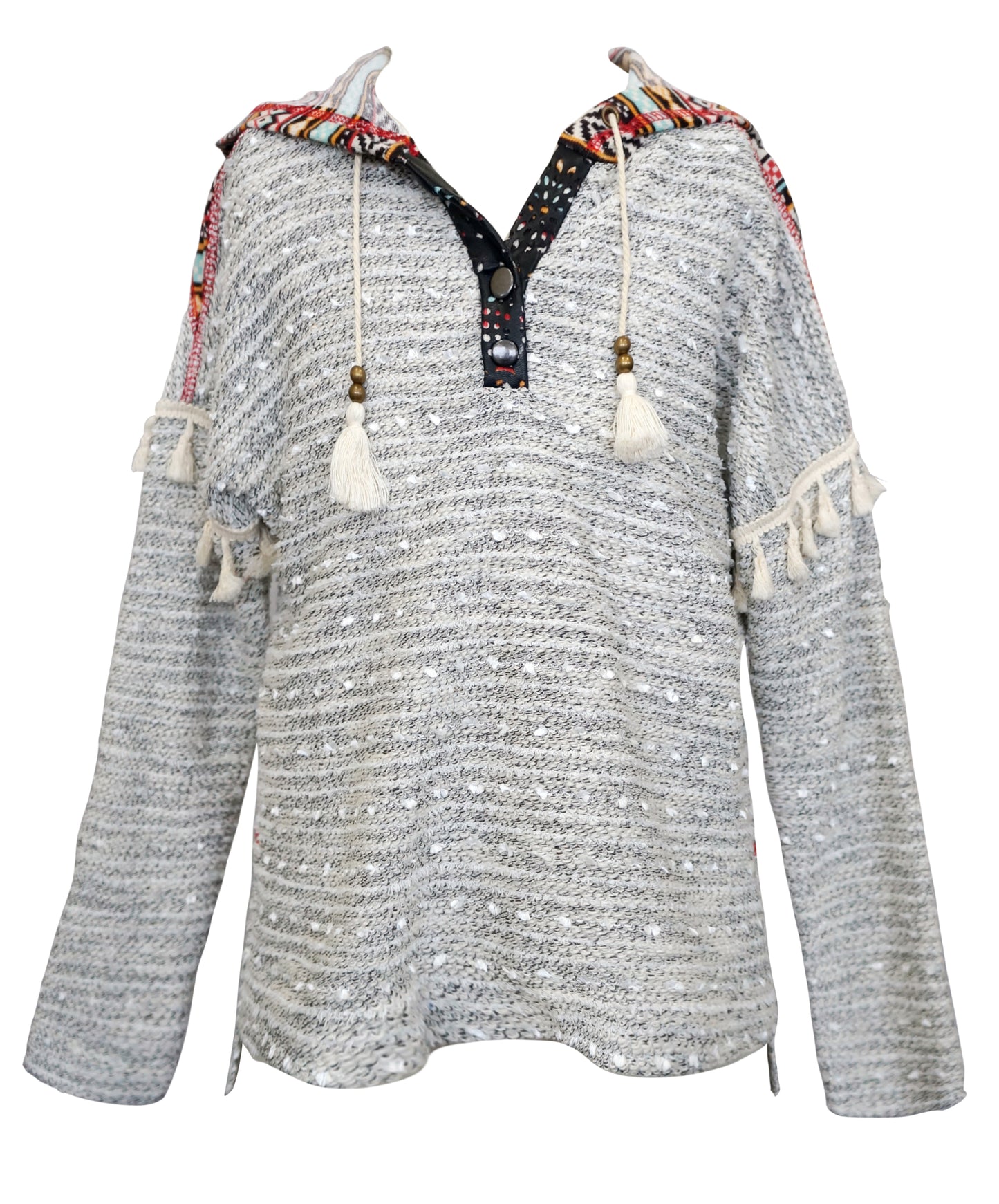 OUTERWEAR GREY PULLOVER
