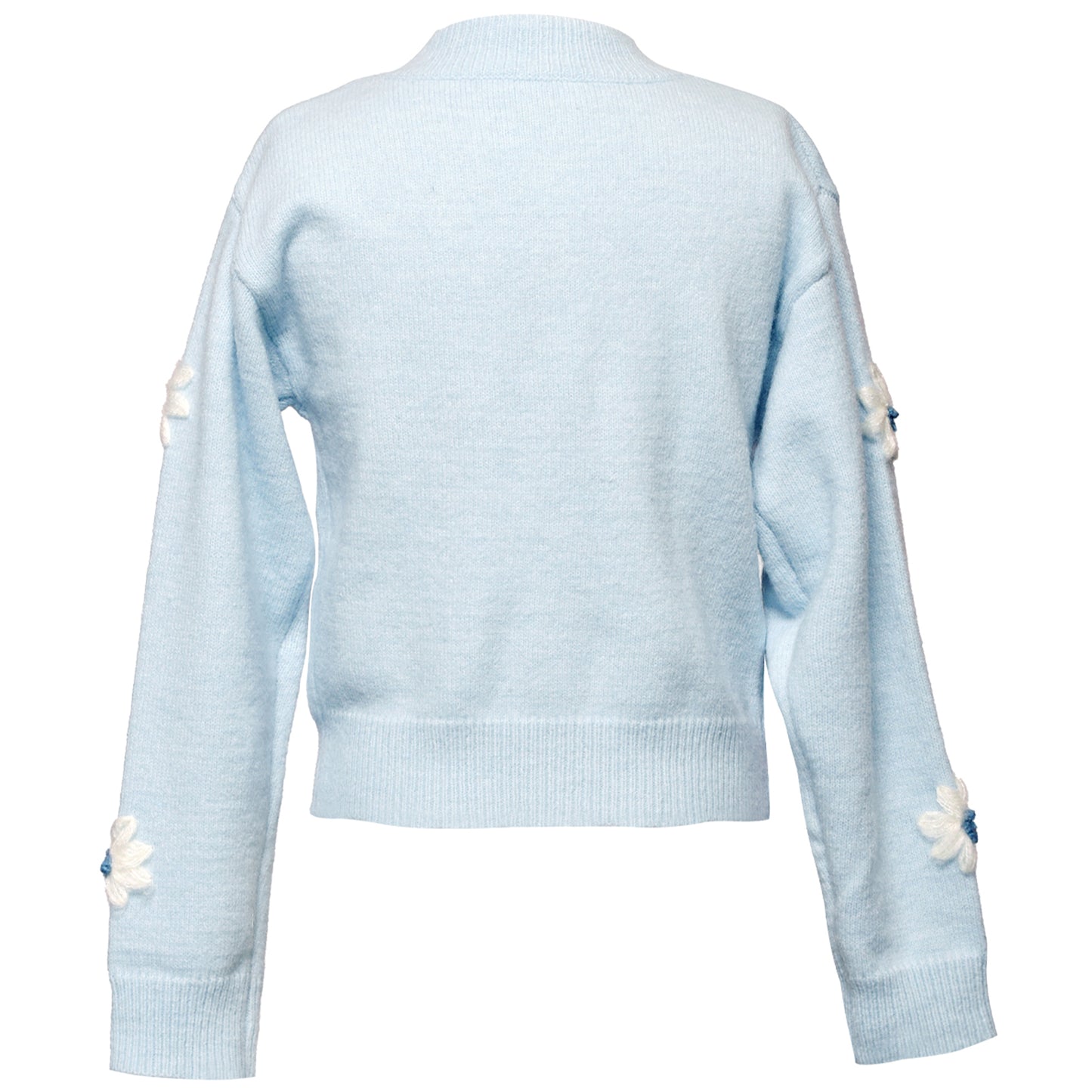 CARDIGAN SWEATER WITH FLOWERS