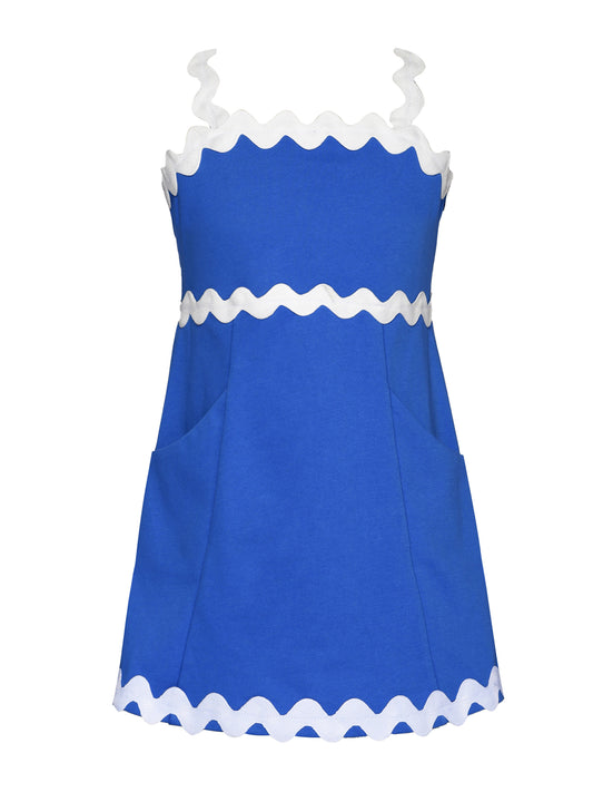 A-LINE RICK RACK DRESS W/ POCKETS
