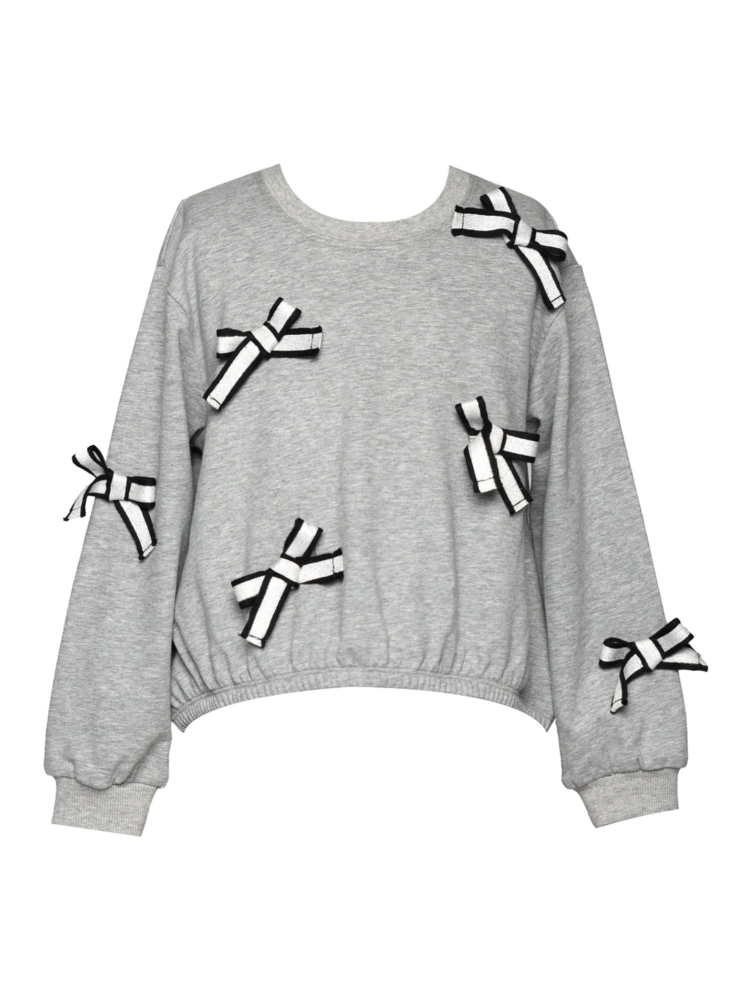 OVERSIZED SWEATSHIRT WITH BOWS