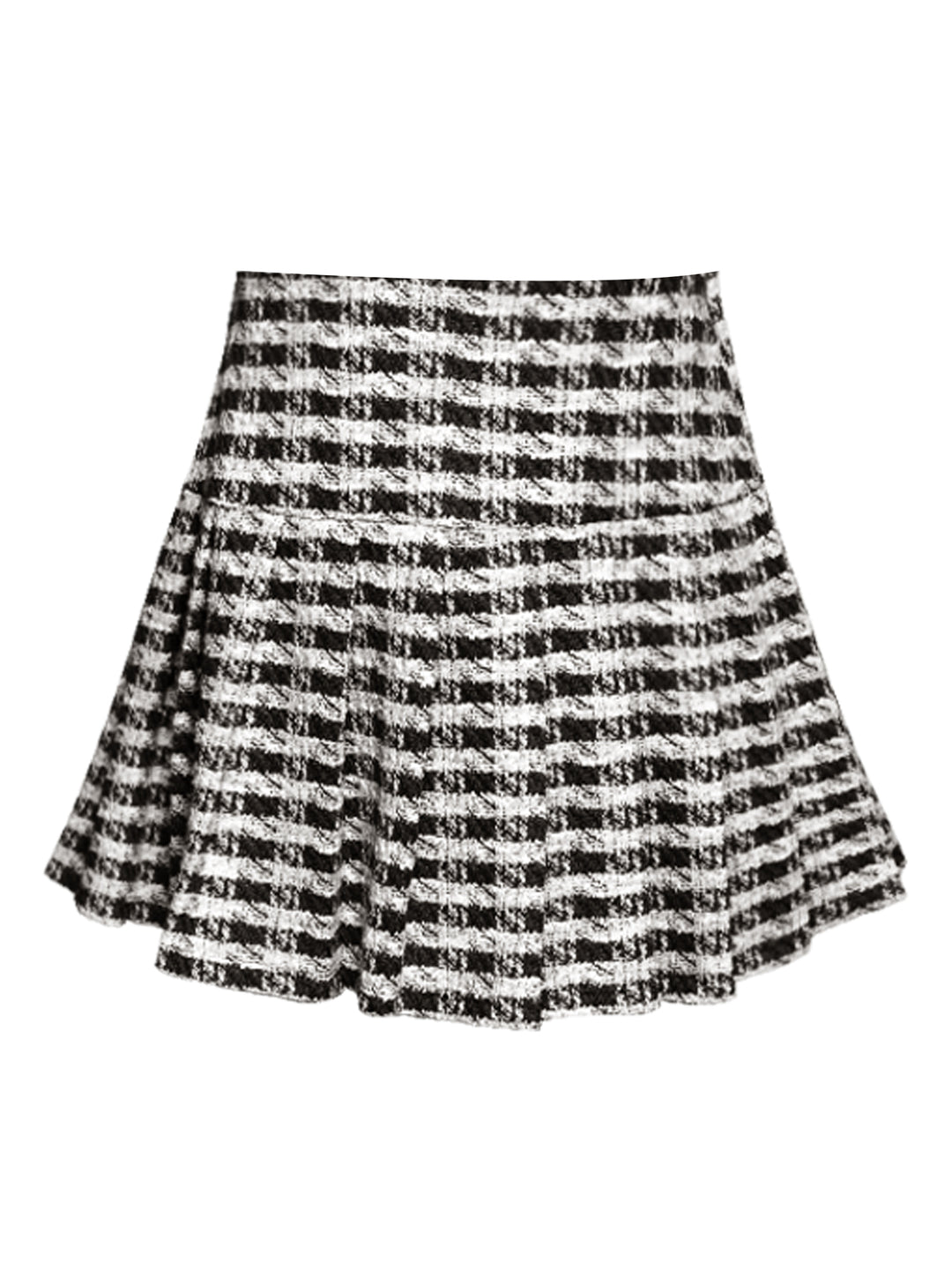 HOUNDSTOOTH PLEATED SKORT