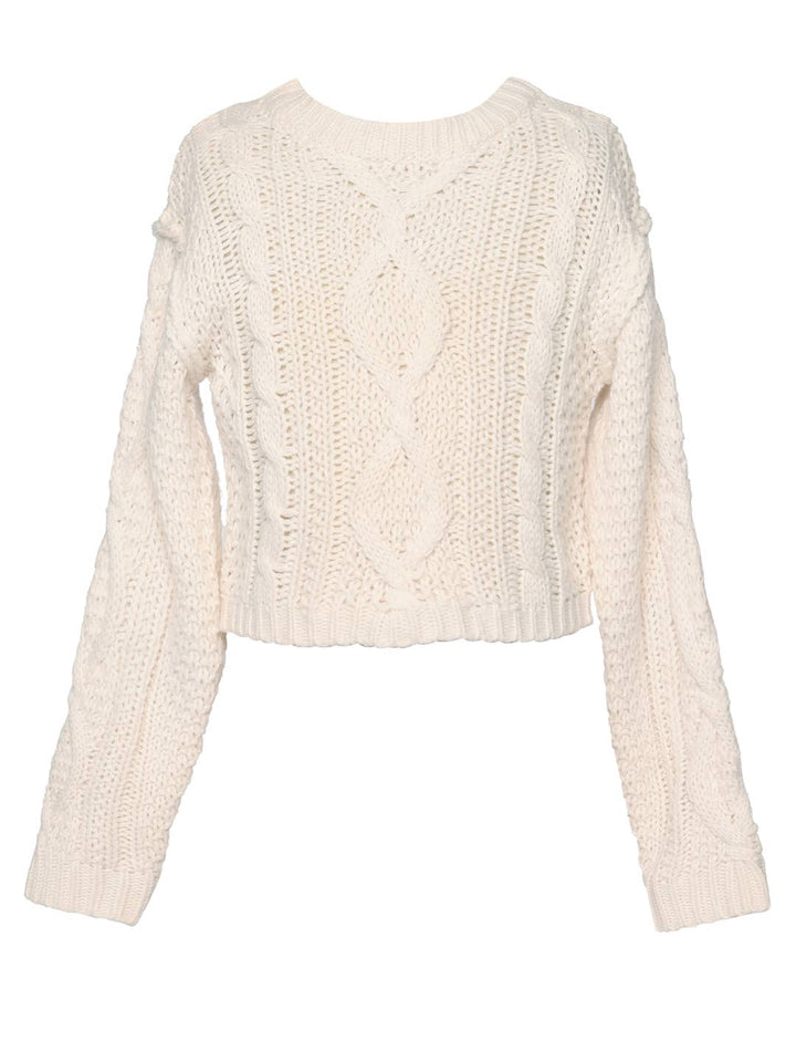 Little l Big l Tween Girl’s Grandma Cable Knit Sweater