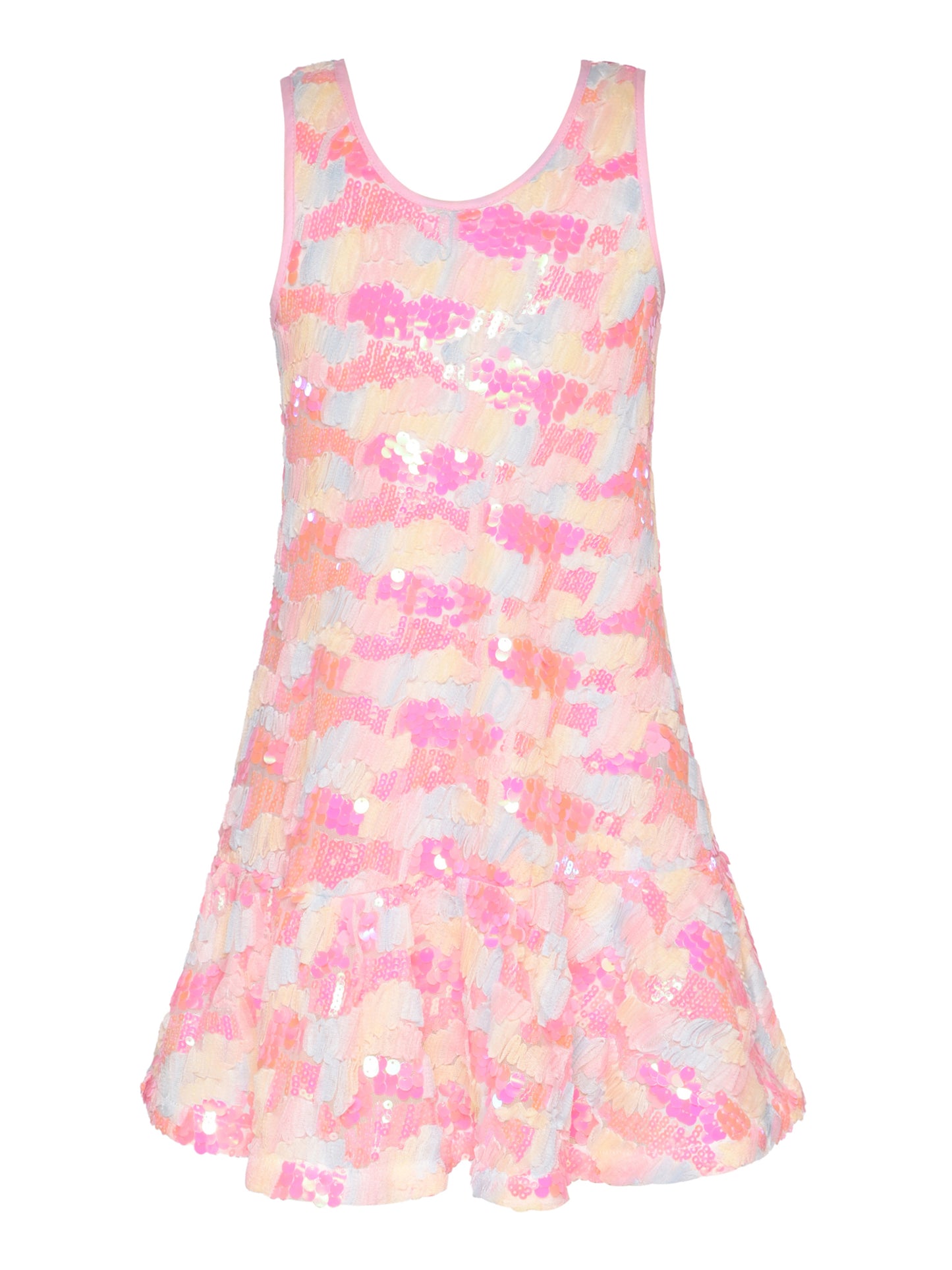 SEQUIN DROP WAIST DRESS