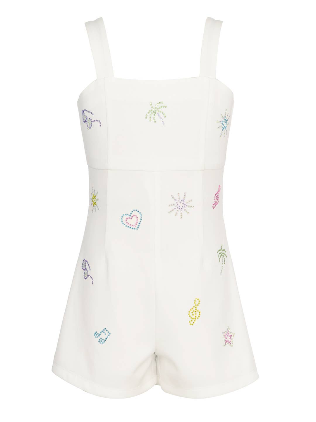 SCUBA ROMPER WITH RHINESTONE MAGIC