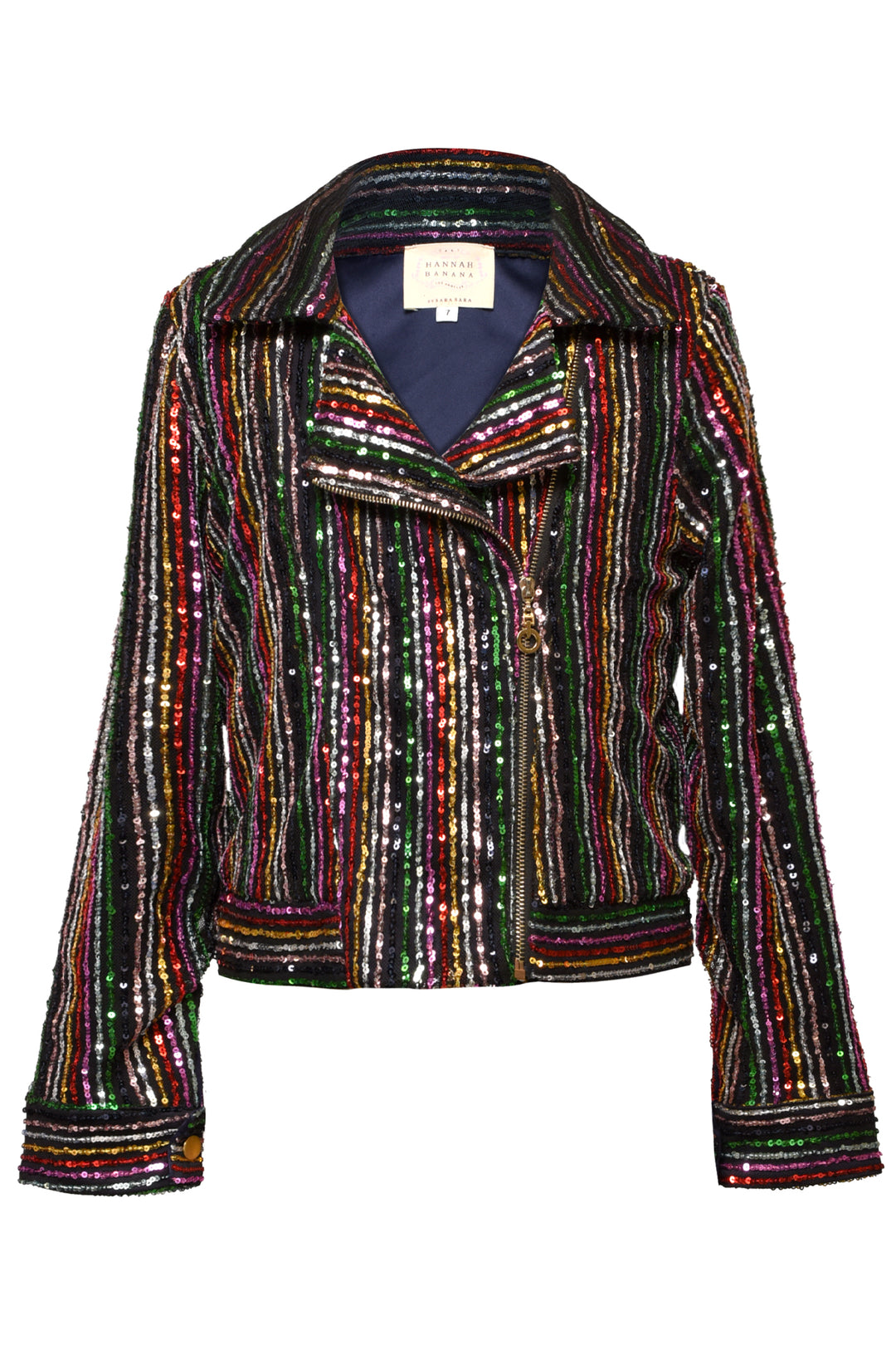 MULTI COLOR SEQUIN STRIPE JACKET