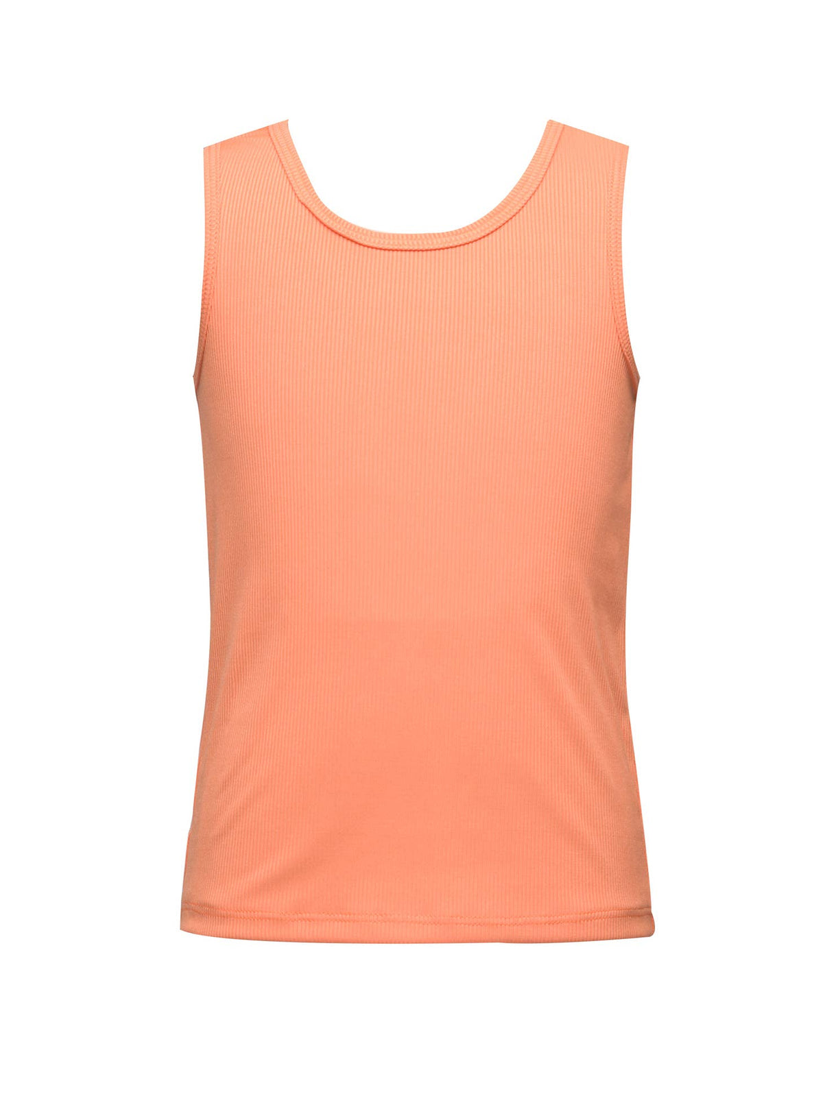 Toddler l Little Girls Ribbed Knit Basic Scoop Neck Tank Top