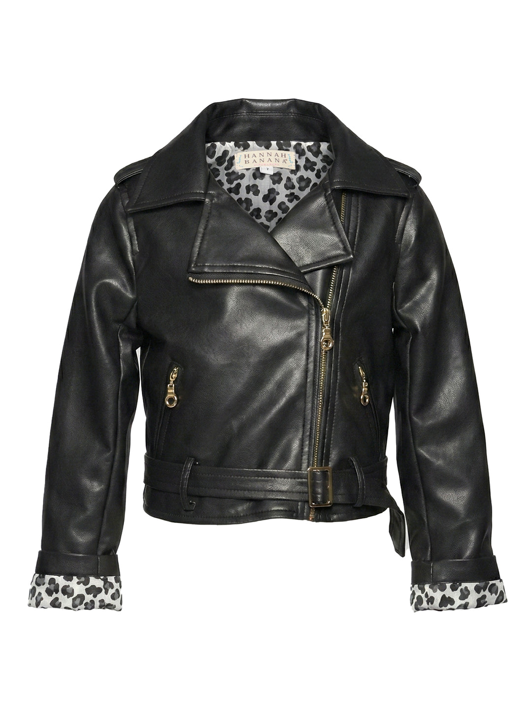 FAUX LEATHER MOTO JACKET