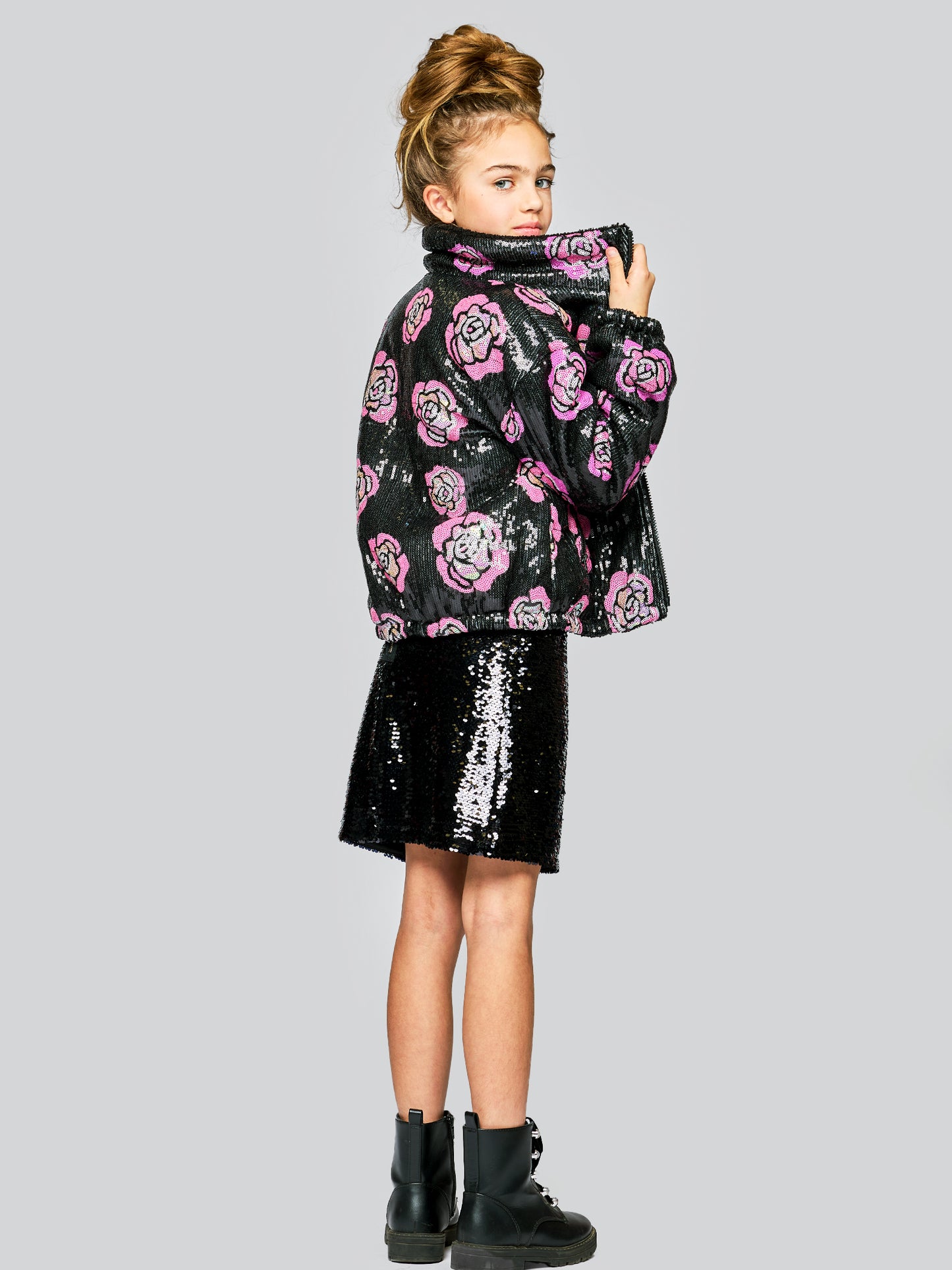 SEQUINED MINI SKIRT