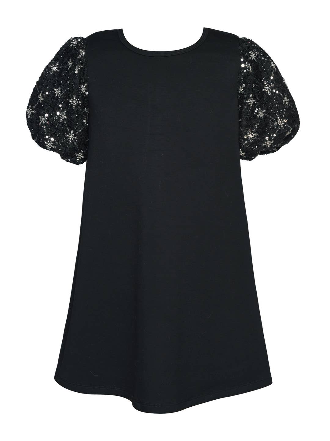 Little l Big l Tween Girl’s Puff Sleeve Rhinestone Party Dress