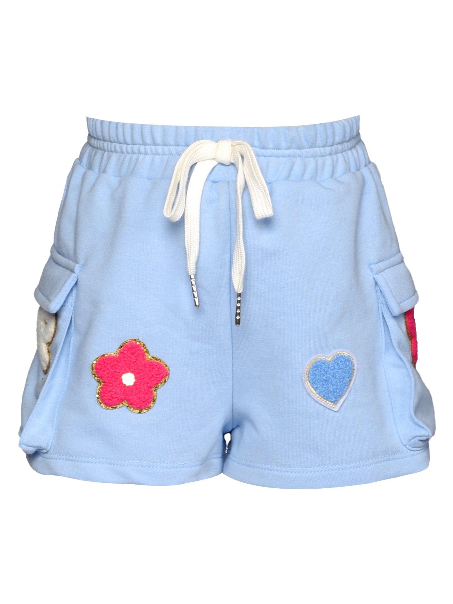 SHORTS W/ PATCH DETAIL