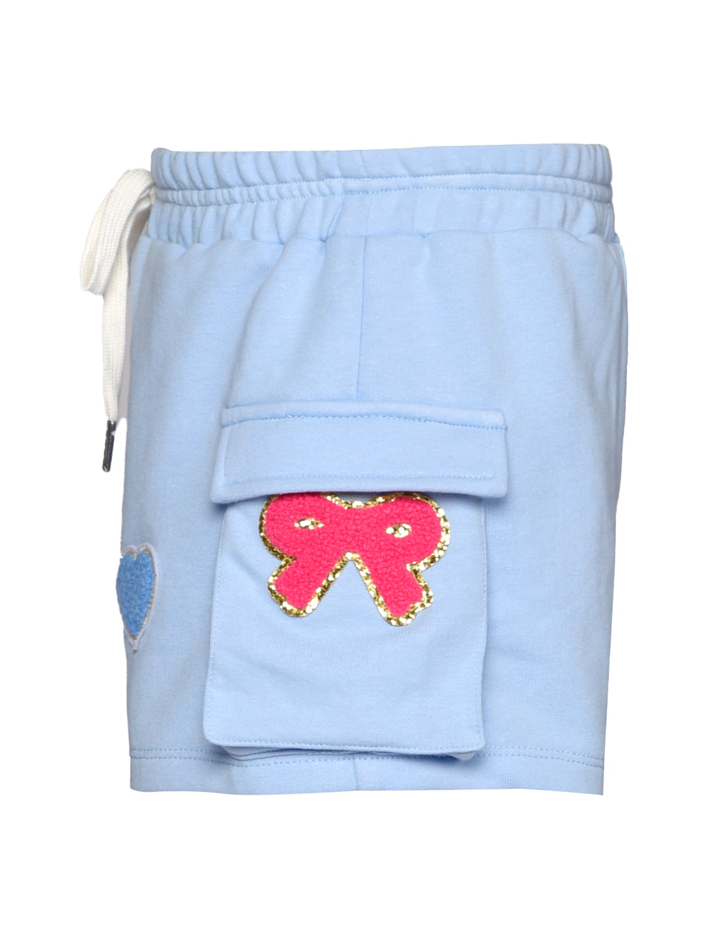 SHORTS W/ PATCH DETAIL